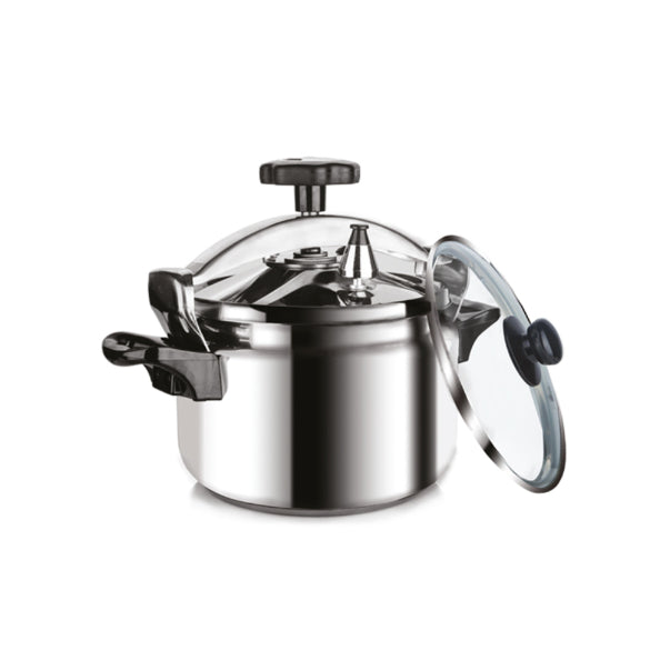 Zilan Stainless Steel Pressure Cooker 8L Glass Lid